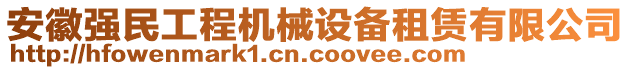 安徽強(qiáng)民工程機(jī)械設(shè)備租賃有限公司