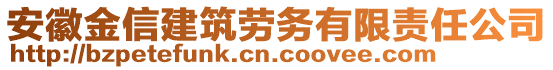 安徽金信建筑勞務(wù)有限責(zé)任公司