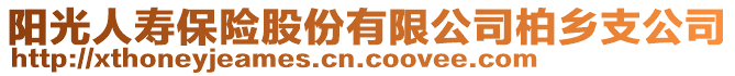 陽光人壽保險股份有限公司柏鄉(xiāng)支公司