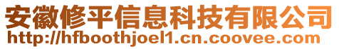 安徽修平信息科技有限公司