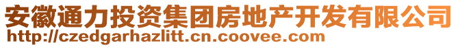 安徽通力投資集團(tuán)房地產(chǎn)開發(fā)有限公司