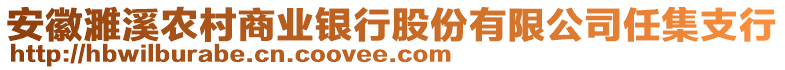 安徽濉溪農(nóng)村商業(yè)銀行股份有限公司任集支行