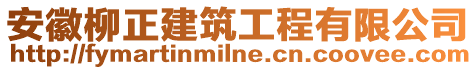 安徽柳正建筑工程有限公司