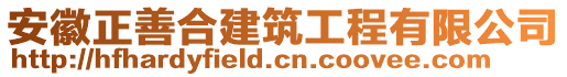安徽正善合建筑工程有限公司