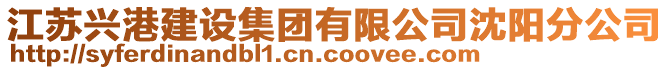 江蘇興港建設(shè)集團有限公司沈陽分公司