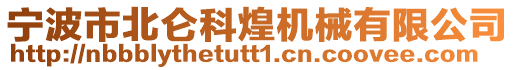 寧波市北侖科煌機械有限公司