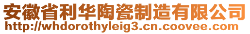 安徽省利華陶瓷制造有限公司