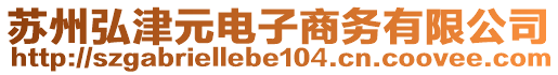 蘇州弘津元電子商務(wù)有限公司