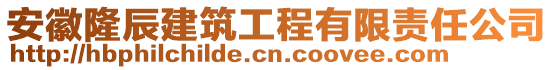 安徽隆辰建筑工程有限責(zé)任公司