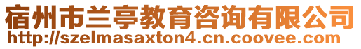 宿州市蘭亭教育咨詢有限公司