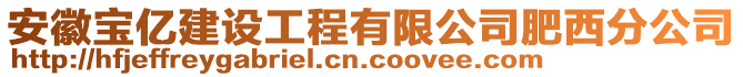 安徽寶億建設(shè)工程有限公司肥西分公司