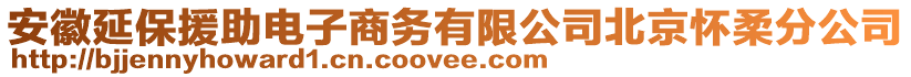 安徽延保援助電子商務有限公司北京懷柔分公司