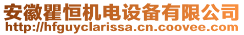 安徽瞿恒機(jī)電設(shè)備有限公司