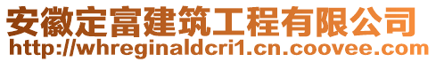 安徽定富建筑工程有限公司