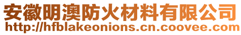 安徽明澳防火材料有限公司