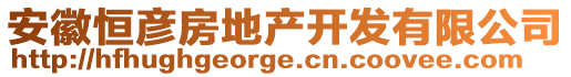 安徽恒彥房地產(chǎn)開發(fā)有限公司