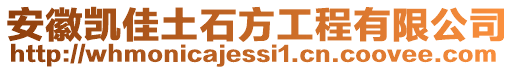 安徽凯佳土石方工程有限公司