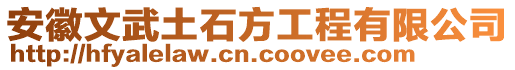 安徽文武土石方工程有限公司