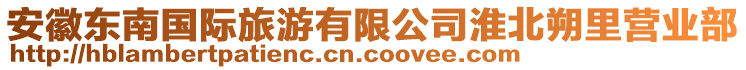 安徽東南國際旅游有限公司淮北朔里營業(yè)部