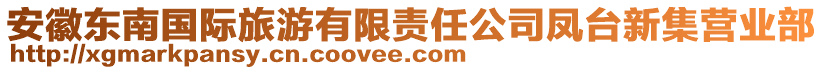 安徽東南國(guó)際旅游有限責(zé)任公司鳳臺(tái)新集營(yíng)業(yè)部