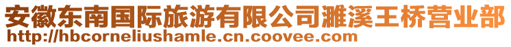 安徽東南國際旅游有限公司濉溪王橋營業(yè)部