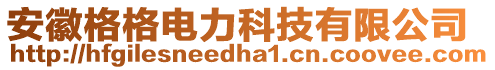 安徽格格電力科技有限公司