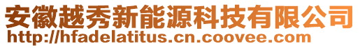 安徽越秀新能源科技有限公司