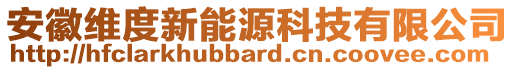 安徽維度新能源科技有限公司