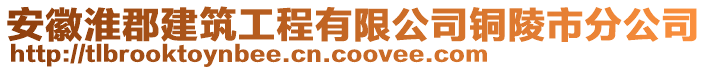 安徽淮郡建筑工程有限公司銅陵市分公司