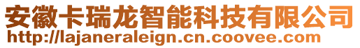 安徽卡瑞龍智能科技有限公司