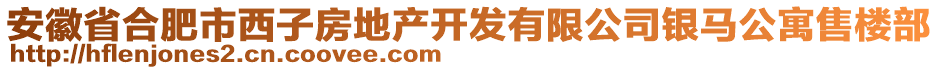 安徽省合肥市西子房地產(chǎn)開發(fā)有限公司銀馬公寓售樓部