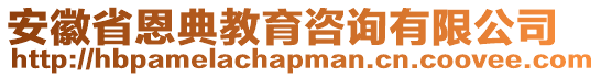 安徽省恩典教育咨詢(xún)有限公司