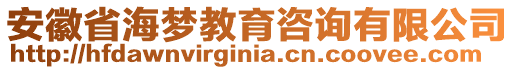 安徽省海夢(mèng)教育咨詢有限公司