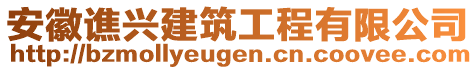 安徽譙興建筑工程有限公司