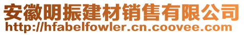 安徽明振建材銷(xiāo)售有限公司