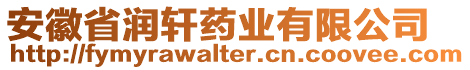 安徽省潤軒藥業(yè)有限公司