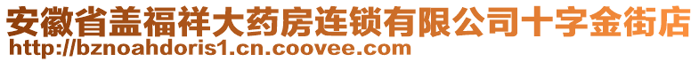 安徽省蓋福祥大藥房連鎖有限公司十字金街店