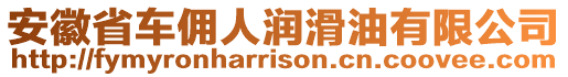 安徽省車傭人潤滑油有限公司