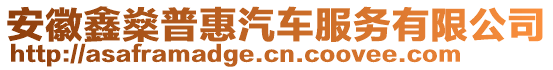 安徽鑫燊普惠汽車服務(wù)有限公司