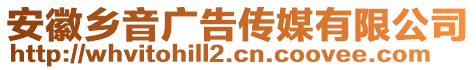 安徽鄉(xiāng)音廣告?zhèn)髅接邢薰? style=