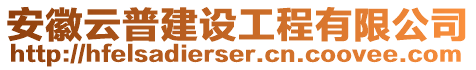 安徽云普建設工程有限公司