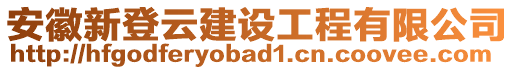 安徽新登云建設(shè)工程有限公司