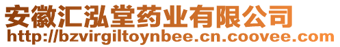 安徽匯泓堂藥業(yè)有限公司