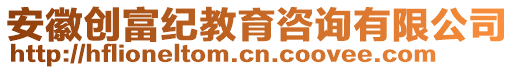 安徽創富紀教育咨詢有限公司