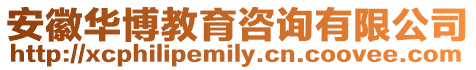 安徽華博教育咨詢有限公司