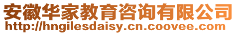 安徽華家教育咨詢有限公司