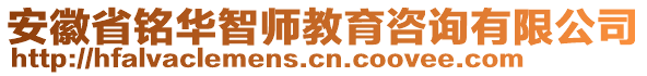 安徽省銘華智師教育咨詢有限公司