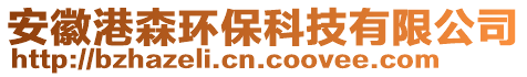 安徽港森環(huán)保科技有限公司