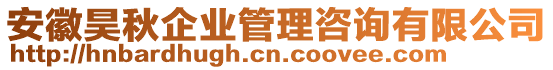 安徽昊秋企業管理咨詢有限公司