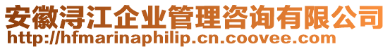 安徽潯江企業(yè)管理咨詢有限公司